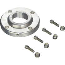 Steering Column Swivel Floor Mount Solid 1-1/2" - Satin