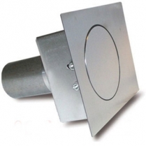 Round 90 Degree Fuel Filler Door - Flat Face