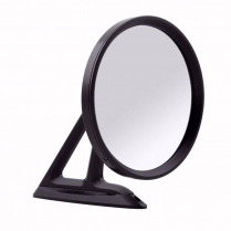 Ring Brothers Round Billet Mirror Set - Black