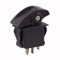 Universal Rocker Switch On-Off - Black