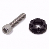 Universal 5/16" Aluminum Star Bolt Kit - Black