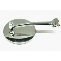 Straight Arm Chrome & Stainless 4" Peep Mirror
