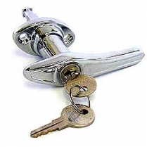 1928-29 Ford Car & Pickup Chrome Outside Locking Door Handle