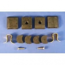 1928-29 Ford Car & Pickup Rubber Door Bumper Set