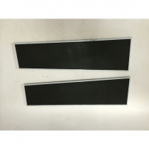 1930 Ford Running Boards with Rubber Mat & Stainless Trim