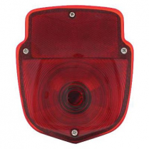 1953-56 Ford P/U RH Tail Light Assembly w/Stainless Housing