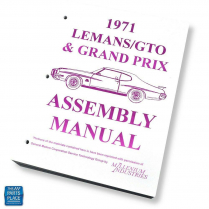 1971 Grand Prix, GTO, LeMans,Tempest Factory Assembly Manual