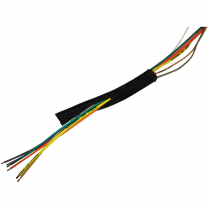 Black Split Braid Sleeving 1/2" x 10 Foot
