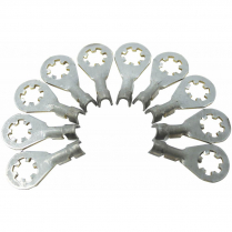 Ring Terminals for 18-20 Gauge Wire with .20 Hole - 10 Piece