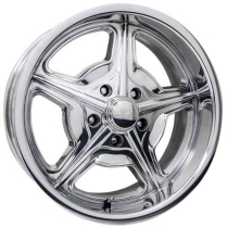 Speedway Polished Dish Wheel - 20" x 8.5" 5 on 4.75" 5.5" BS