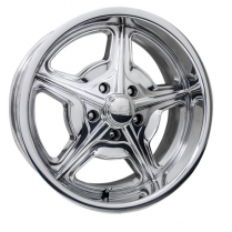 Speedway Polished Dish Wheel - 20"x10" 5 on 5" with 5.5" BS