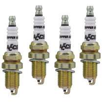 Accel HP Copper Shorty 14 mm Spark Plugs - Pack/4