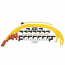 8 mm Straight Spark Plug Wire Set Yellow Orange/Black Boots