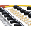 8 mm Straight Spark Plug Wire Set Yellow Orange/Black Boots