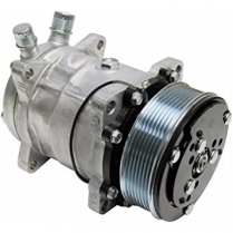 508 Style Serpentine A/C Compressor - R134 Plain