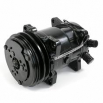 508 Style V-Belt A/C Compressor - R134 Black