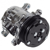 A/C Compressor 7176 Style V-Belt - R134 Chrome