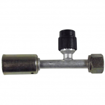 A/C Fitting #6 Straight Beadlock- Female O-Ring Charge Port