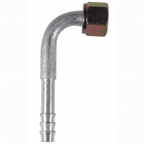 A/C Fitting #6 90 Degree Barbed - Female Flare