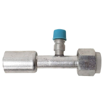 A/C Fitting #6 Straight B/L Reduced Barrier - Service Port