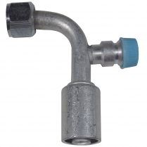 A/C Fitting #10 90 Degree B/L Reduced Barrier - Service Port