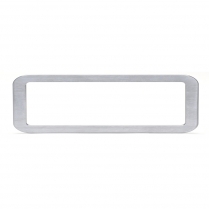 Bezel VFD3-1000L Center Opening 3-1/2"x 13-1/8"- Satin Alum