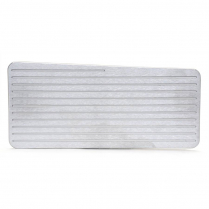 1935-36 Ford Glove Box Cover with Digital Clock - Aluminum