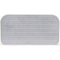 1937-38 Ford Pass Car Glove Box Cover - Satin Aluminum