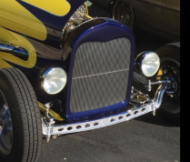 1928-29 Ford Pass Car & P/U 1/4" Spacing Grill - Full Polish