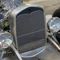 1930-31 Ford Pass Car & P/U 3/8" Spacing Grill - Full Polish