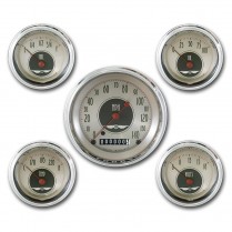 American Nickel 5 Gauge Kit 3-3/8" Speedo & 4 2-1/8" - SHC