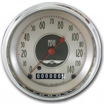 American Nickel 3-3/8" 0-140 MPH Speedometer Gauge - SHC