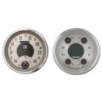 American Nickel 2 Gauge Kit 4-5/8" Speed Tach & Quad - SLC