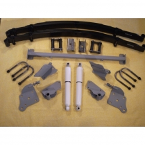 1948-52 Ford P/U Complete Dual Leaf Rear Kit with Gas Shocks