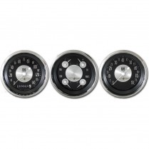 American Tradition 3 Ga 3-3/8" Speedo, Tach & Quad SHC