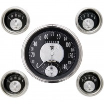 All American Tradition 5 Gauge Set 3-3/8" Speedo