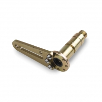 Ford AOD Adjustable Trans Shift Arm & Shaft 1/4" Slot/Hole