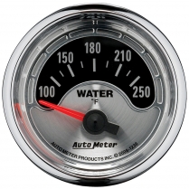 American Muscle 2-1/16" Water Temp Gauge - 100-250 F