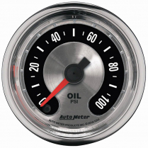 American Muscle 2-1/16" Oil Pressure Gauge - 0-100 psi