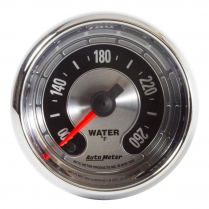 American Muscle 2-1/16" Water Temp Gauge - 100-260 F