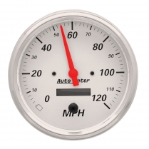 Arctic White Speedometer - 5"