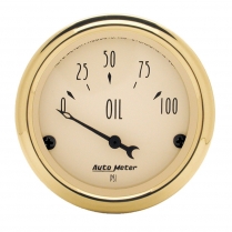 Golden Oldies 2-1/16" Oil Pressure Gauge - 0-100 psi