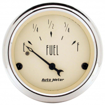 Antique Beige 0-30 Ohm Fuel Level Gauge - 2-1/16"