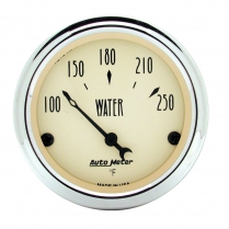 Antique Beige 2-1/16" Water Temp Gauge - 100-250 Degree