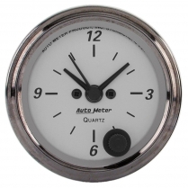 American Platinum 2-1/16" Clock