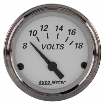 American Platinum 2-1/16" Volt Gauge - 8-18 volt