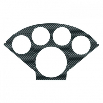 1955-56 Chevy Car Silver Carbon Faceplate for ATM2207