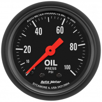 Z-Series Mechanical 2-1/16" 100 psi Oil Pressure Gauge