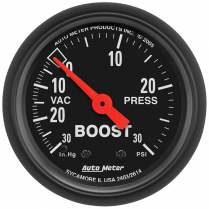 Z-Series Mech 30 hg/30 psi Vacuum/Boost Gauge - 2-1/16"
