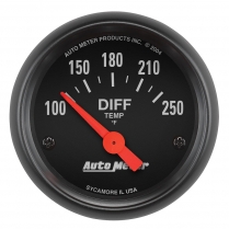 Z-Series 2-1/16" Differential Temp Gauge - 100-250 Degree